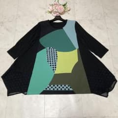 トクコプルミエヴォル 刺繍レースチュニック 変形 9 ウォッシャブル