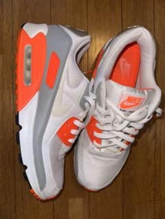 Nike Air Max 90 ホワイト/オレンジ/グレーのサムネイル