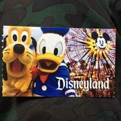 ディズニーチケット 使用済み アメリカディズニーチケット カリフォルニアのサムネイル