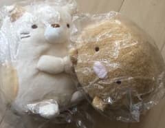 스미코구라시 봉제인형 고양이 & 돈까스
