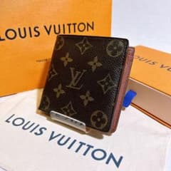 【良品】ルイヴィトン ポルトフォイユ マルコ モノグラム 二つ折り財布のサムネイル