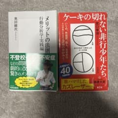 メリットの法則 行動分析実践編 ケーキの切れない非行少年たちのサムネイル