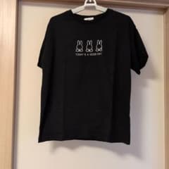 miffy ミッフィー 半袖Tシャツ ブラックのサムネイル
