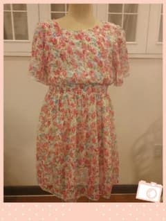 ✿花柄シフォンチュニック rose bowl99✿のサムネイル