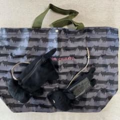 ツモリチサト　雑誌付録　エコバッグ＆パスケース　クロネコのサムネイル