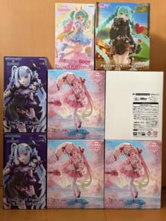 雪ミク クロミ 桜ミク 初音ミク プライズ フィギュア 8箱セット まとめ売り