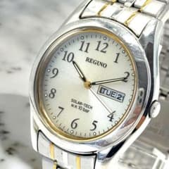 CITIZEN　ソーラー　美品　腕時計　メンズ　レグノ　E101-K005299