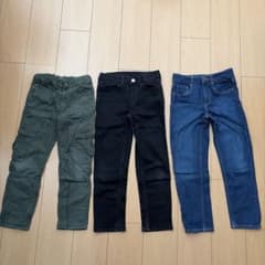 キッズ ロングパンツ 3本セットのサムネイル