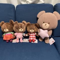 くまのがっこう プライズ ぬいぐるみ 4点セット