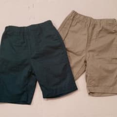 GU ハーフパンツ 110　2セットのサムネイル