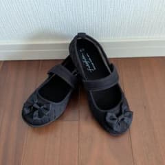 キッズ 子供フォーマルシューズ 21cm ブラック黒　発表会入学式　卒園式卒業式のサムネイル