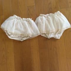 Cottoli ベビー ブルマ 2枚セット 70-80cm　双子女の子のサムネイル