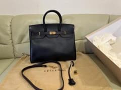 【美品】CELLERINI チェレリーニ ハンドバッグ ショルダーバッグ　保存袋 美品】CELLERINI チェレリーニ ハンドバッグ ショルダーバッグ 保存袋