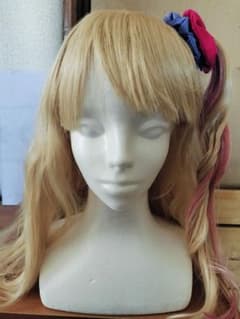 コスプレウィッグ 香澄真昼 シュシュ付き - メルカリ