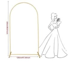 アーチ スタンド ゴールド 220cm×120cmのサムネイル