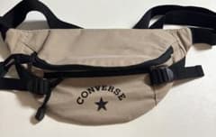 CONVERSE ボア ボディバッグ ウエストポーチ ホワイト