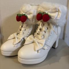 眞白ありす しまむら ショートブーツ Mサイズのサムネイル