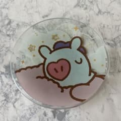 BT21 이치 반 쿠지 MANG 유리 플레이트 BTS J-HOPE