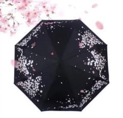 在庫処分★ワンタッチ★自動開閉★折り畳み晴雨兼用傘 UV 紫外線99%以上カットのサムネイル
