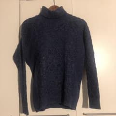 Safari掲載　BACK HEAD タートルネックニット セーターのサムネイル
