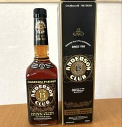 t*m様 ANDERSON CLUB 15年 バーボンウイスキー 750ml t*m様 ANDERSON CLUB 15年 バーボンウイスキー 750ml - メルカリ