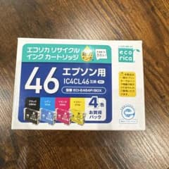 エコインク エプソン IC4CL46 互換 4色パックのサムネイル