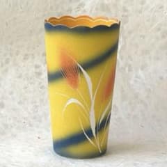 有田焼 タンブラー フリーカップ コップ 彩磁焼締め 花 赤 湯飲み 和食器のサムネイル