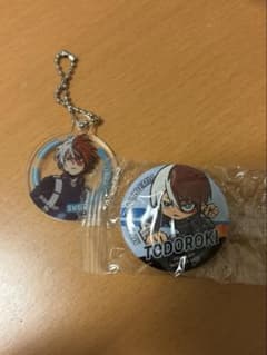 僕のヒーローアカデミア　轟焦凍　アクリルキーホルダー　缶バッジのサムネイル