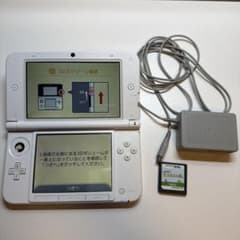 Nintendo 3DS LL 本体 ホワイト ソフト付きのサムネイル