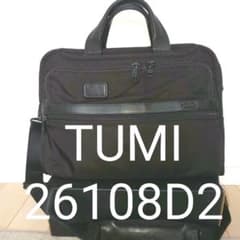 TUMI 【26108D2】ブラック ショルダーベルト付きのサムネイル