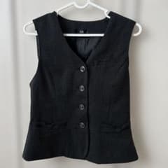 Folk 事務服　ドット柄 ベスト ジレ 9号のサムネイル