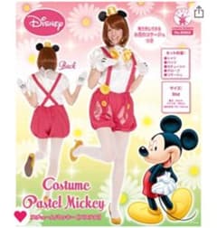 ディズニー ミッキー ハロウィン コスプレ コスチューム レディースのサムネイル
