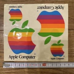 【超希少】Apple Computer アップルコンピューター　林檎 ステッカーのサムネイル