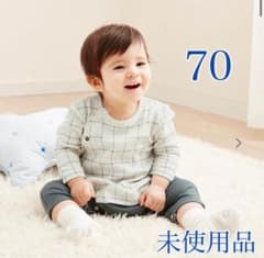カバーオール 70cm 未使用品 GITA ベルメゾン 長袖のサムネイル