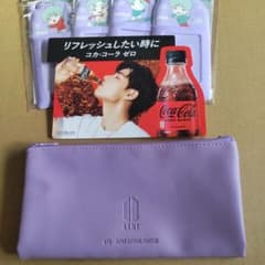 ARMY BTSファンクラブ特典ポーチ1、タイニータン×紅茶花伝パスケース4
