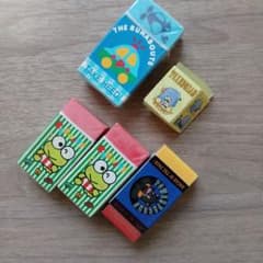 sold out！！たあ坊♡ラナバウツ消しゴム サンリオ キャラクター消しゴム 5個 ザラナバウツ・けろっぴ