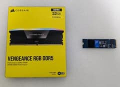美品】CORSAIR DDR5 32GB + WD m.2 SSD 1TB - メルカリ
