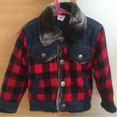 tomo様 専用120 チェック ジャケットのサムネイル
