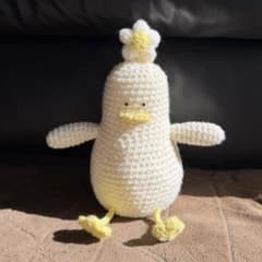あみぐるみ あひる(複数個購入の場合はお値引きします！)のサムネイル