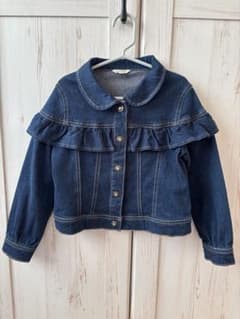anyFAM フリルデニムジャケット 120