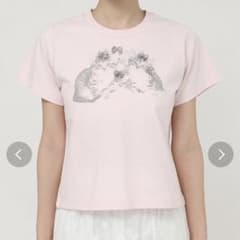 【merryjenny】CAT ribbon Tee Tシャツのサムネイル