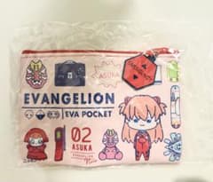 ガチャガチャ エヴァンゲリオン EVA POCKET ポーチ アスカのサムネイル