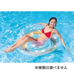INTEX クリアグリッター 浮き輪 113cmのサムネイル