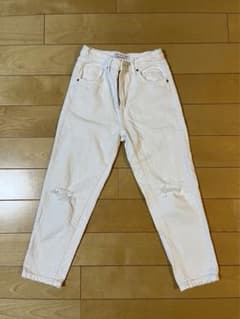 zara kids  ホワイトダメージデニムのサムネイル