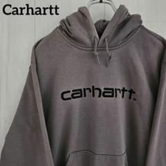 カーハート☆carhartt パーカー プルオーバー M グレー系 0052 - メルカリ