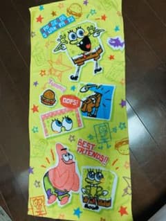 スポンジボブ フェイスタオルのサムネイル