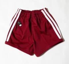 体操服★ニッタイ ジャージ短パン エンジ×白2本線 150 未使用品のサムネイル