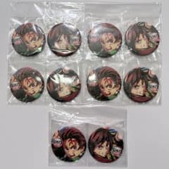 鬼滅の刃 アニメイト円盤特典 竈門炭治郎 冨岡義勇 缶バッジセット 5点