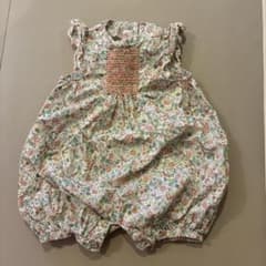 petit main ベビー ロンパース 70cm 花柄のサムネイル