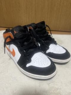 Nike ハイカットスニーカー ホワイト/ブラック/オレンジのサムネイル